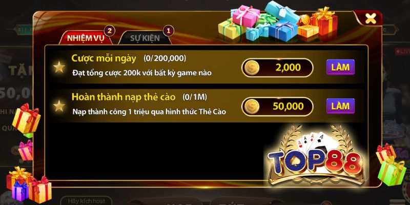 Hoàn thành nhiệm vụ, nhận ngay phần thưởng mỗi ngày